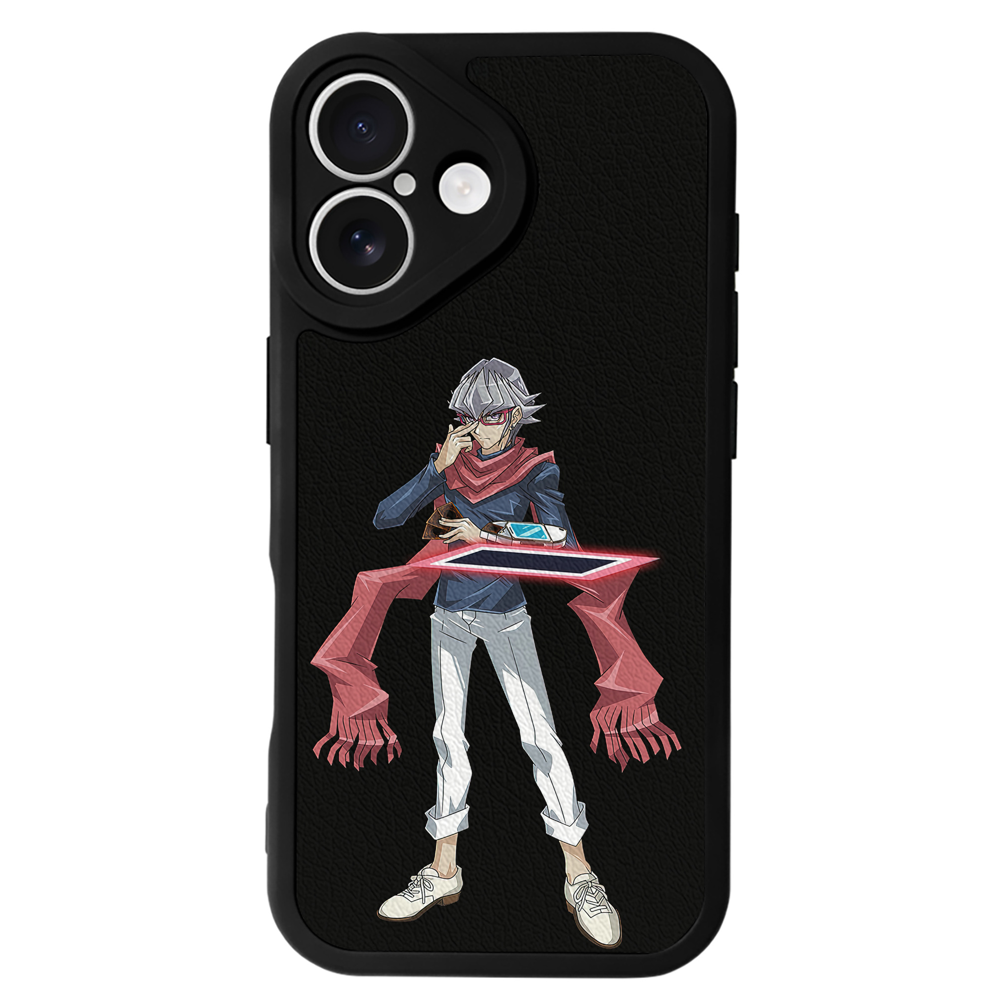 遊☆戯☆王 Yu-Gi-Oh! 【iPhone 16シリーズ対応】シリコンスマホケース（レザー調） 材質：シリコン